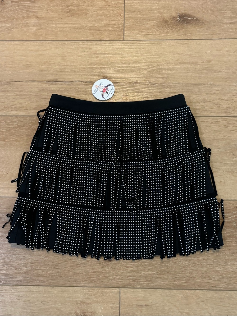 Main Strip NWT Tassel Skirt Medium